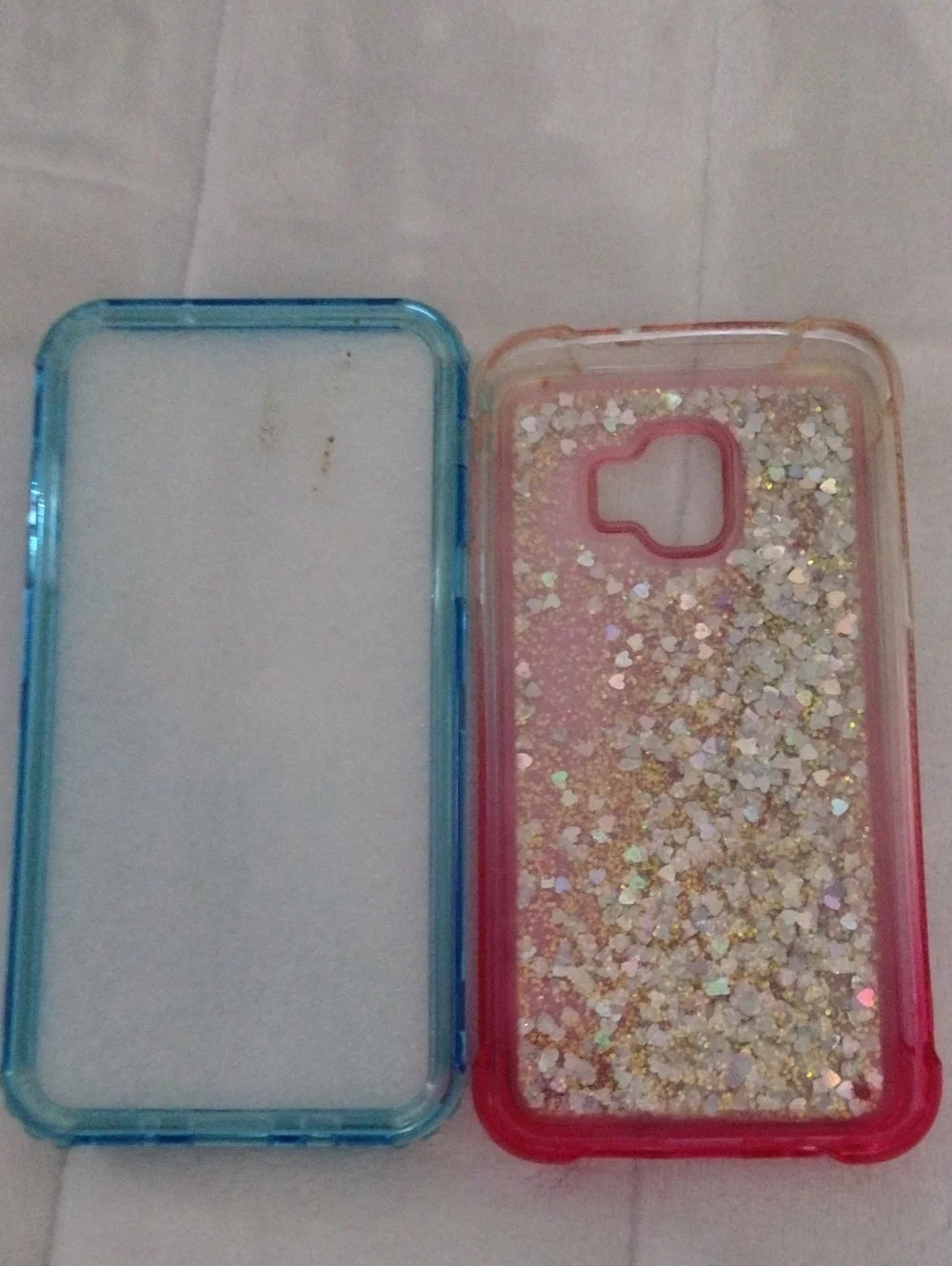 Assorted Glitter & Marble Phone Case Collection - Teal, Pink, Black, Gold